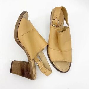 Anthropologie Barbara Barbieri leather sling backs - gently used